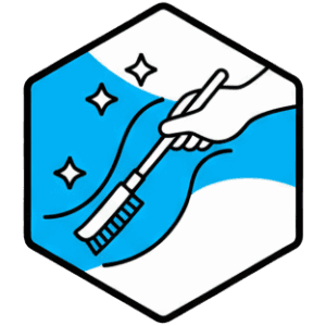 Gutter Cleaning Icon.